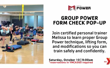 Group Power promo display
